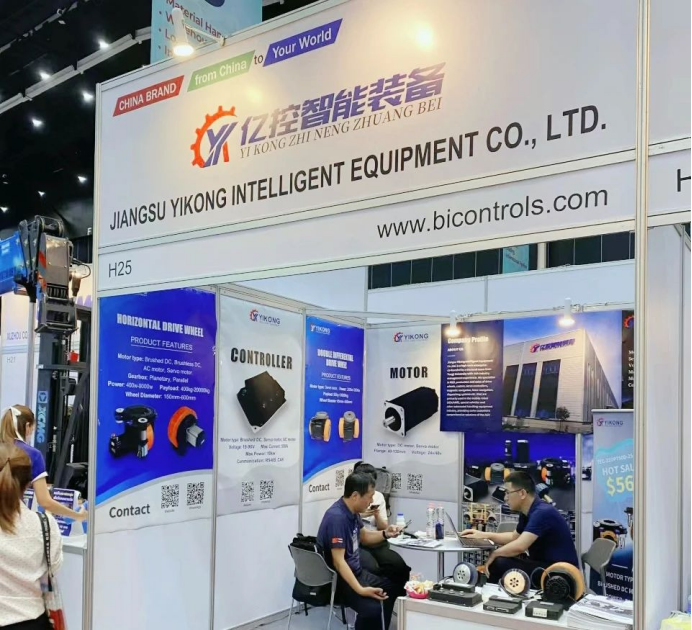 サワディーカー、イーコン駆動輪を取り付けて、タイのバンコク物流展示会へ行きましょう！